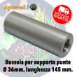 Bussola per supporto punte Ø 36mm, lunghezza 145 mm.