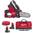 Elettrosega Milwaukee M12 FHS-401 +Batteria 4AH + Batteria 6AH + Caricabatterie