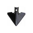 Vomerina triangolare mm 105X6 per molla flex 32x10 e 32x12