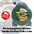 Filo decespugliatore elicoidale OleoMac Pro-Silent 15 Mt x 2 mm