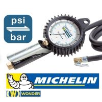 Manometro Michelin Diam. 50 Mm - Per Controllo Pressione Pneumatici, Con Tappo Posteriore - Foto 14