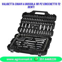 Kit Chiavi A Bussola 40 Pezzi Con Cricchetto - Set Attrezzi Per Riparazioni Auto, Moto, Bici, Con Valigetta - Foto 10