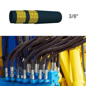 Tubo Oleodinamica Spiralato 3/8 2sn con 2 trecce in acciaio