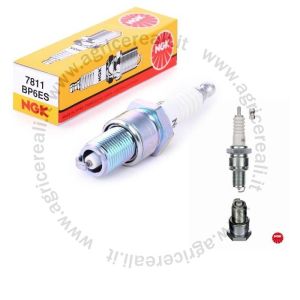 NGK BP6ES: Candela a Filetto Lungo per Motori da Giardinaggio