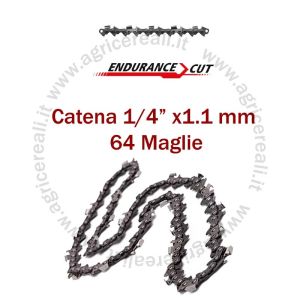 Catena per motosega 1/4" 1,1 mm 64 maglie STIHL MSA 160 e MS 192 T