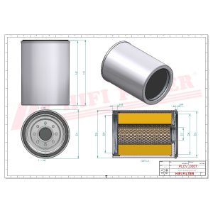 SN926010 Filtro Gasolio HIFI compatibile con CNH 87718479 - 87722692