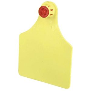 Etichette per orecchie di bovino, confezione da 25, colore: Giallo Kerbl Flexoplus