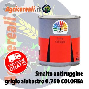 Smalto Antiruggine Grigio Alabastro Lt. 0.750 COLOREA