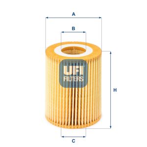 Filtro Olio ad immersione UFI 25.069.00 - CHRYSLER - JEEP - MERCEDES-BENZ