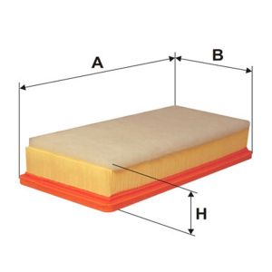 Filtro Aria WIX WA9453 - CI.C5, C5 II PEUGEOT 407