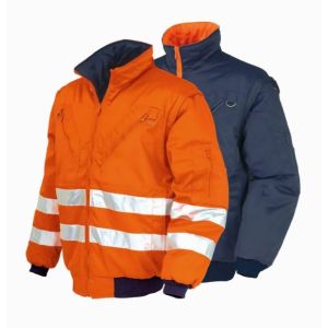Giacca da lavoro PILOT AV REVERSIBILE 04715 ad alta visibilità Industrial Starter ISSA LINE
