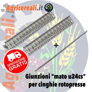  Giunzioni Mato u24cs per Cinghie Rotopresse - 2x165 mm, 1x175 mm