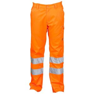 Pantalone alta visibilità cotone/poliestere Arancio