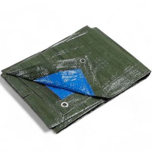 Telo Occhiellato Impermeabile in Polietilene 6x8 m Resistente