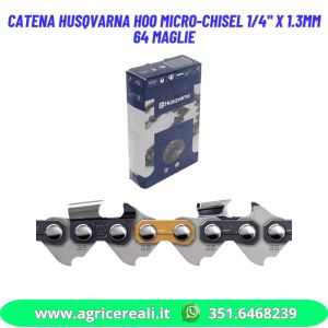 Catena Husqvarna H00 Micro-Chisel 1/4" x 1.3mm  64 maglie