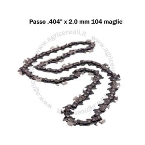 Catena per motosega .404" x 2.0 mm 104 Maglie Lavori forestali