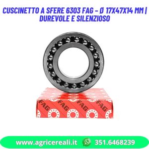 Cuscinetto a sfere 6303 FAG – Ø 17x47x14 mm | Durevole e Silenzioso
