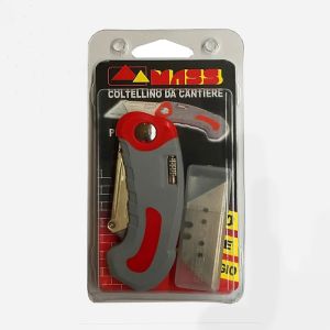 Cutter Pieghevole in ABS con 3 Lame di Ricambio Mass