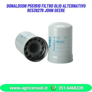 Donaldson P551910 filtro olio alternativo RE539279 John Deere