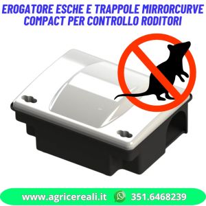 Erogatore esche e trappole MIRRORCURVE COMPACT per controllo roditori
