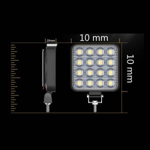 Faretto LED 48W 12/24V - Luce Offroad 4x4 SUV, ATV