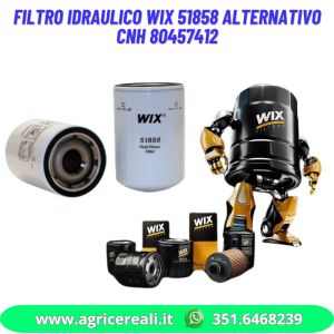 Filtro idraulico WIX 51858 alternativo CNH 80457412