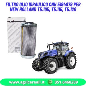 Filtro olio idraulico CNH 5194879 per New Holland T5.105, T5.115, T5.120