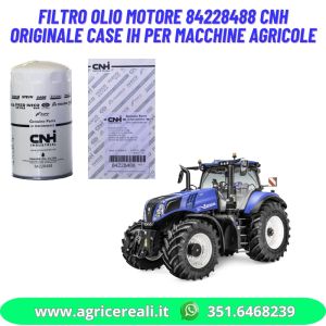 Filtro Olio Motore 84228488 CNH originale Case IH per macchine agricole