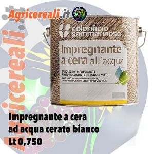 Impregnante a Cera ad Acqua Bianco 0.75L