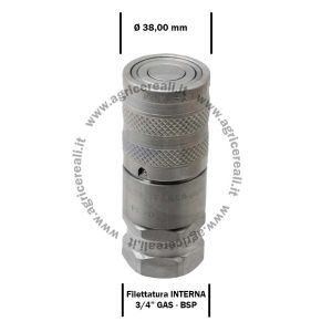 Innesto Rapido Femmina Faccia Piana FFH08 FASTER filettatura 3/4"