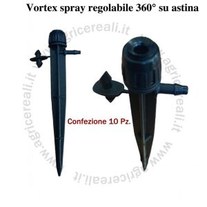Irritec Gocciolatore su Astina 0-40 L/h 360° - Pacco da 10