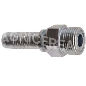 Maschio a Pressare ORFS Filettatura 11/16"-16 per Tubo 3/8"