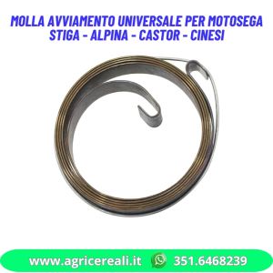 Molla avviamento universale per motosega STIGA - ALPINA - CASTOR - CINESI