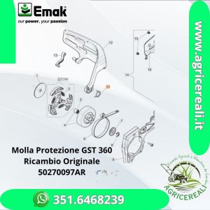 Molla Protezione GST 360 - Ricambio Originale 50270097AR