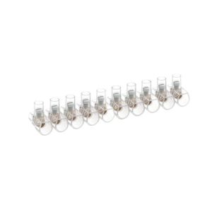 Morsetti Unipolari x Cavi mm 6,0 mmq in barra da 10 pezzi