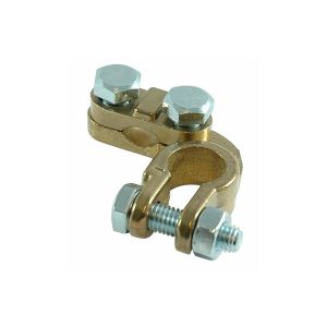 Morsetto batteria NEGATIVO rinforzato cavo fino a 120 mm