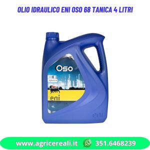 Olio idraulico ENI OSO 68 tanica 4 litri