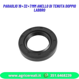 Paraolio 19×32×7mm anello di tenuta doppio labbro