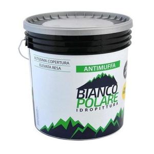Pittura al quarzo acrilico antimuffa  LT 14 BIANCO POLARE 