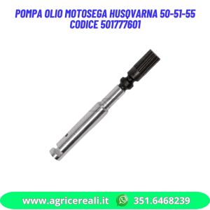 Pompa olio motosega Husqvarna 50-51-55 codice 501777601