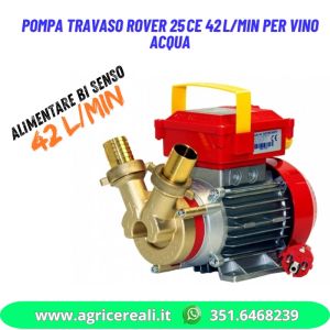 Pompa travaso Rover 25CE 42l/min per vino acqua