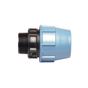 Raccordo Dritto Maschio 25 x ½" per Tubi in Polietilene