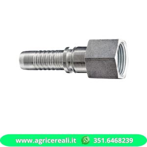 Raccordo oleodinamico DKORF 1.7/16"-12 UNF x tubo 1"