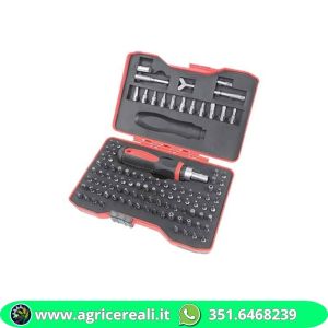 Set avvitamento 101 pz con inserti e bussole