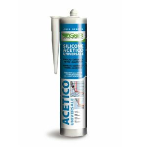 Silicone acetico professionale bianco 280 ml 