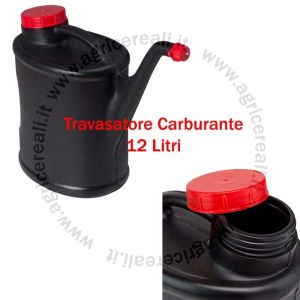 Travasatore per Carburante ICS - 12 Litri con Tappi di Sicurezza