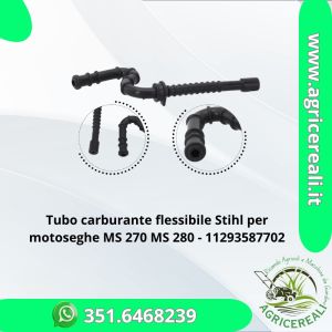 Tubo carburante flessibile Stihl per motoseghe MS 270 MS 280 - 11293587702