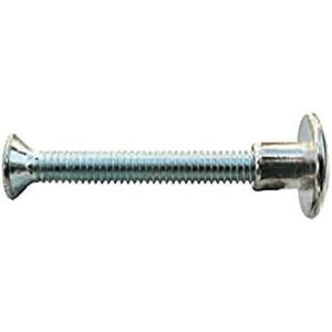 Viti per Sedia M4x35 mm, Nottolino in Ottone Nichelato, 25 pz