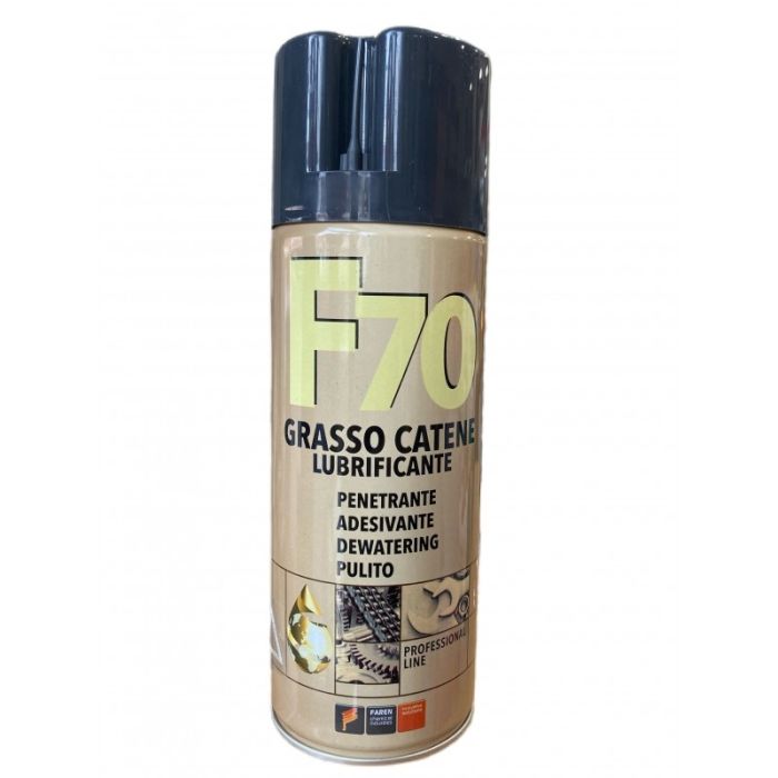 Spray Grasso Lubrificante F70: Catene Sempre Perfette e Protette! 