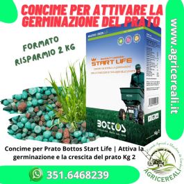 Concime Per Prato Bottos Start Life 2kg - Per Germinazione E Primo Sviluppo - Foto 11